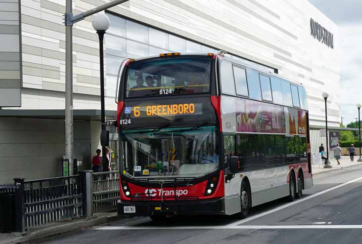 OC Transpo Alexander Dennis Enviro500MMC 8124